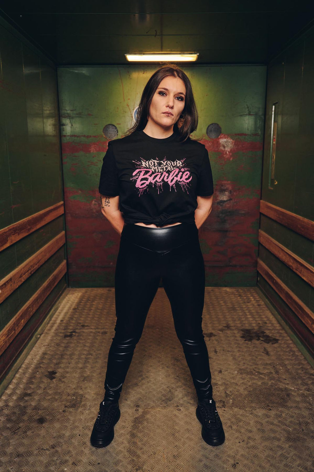 T-Shirt „Not Your Metal Barbie" (Bio-Baumwolle)