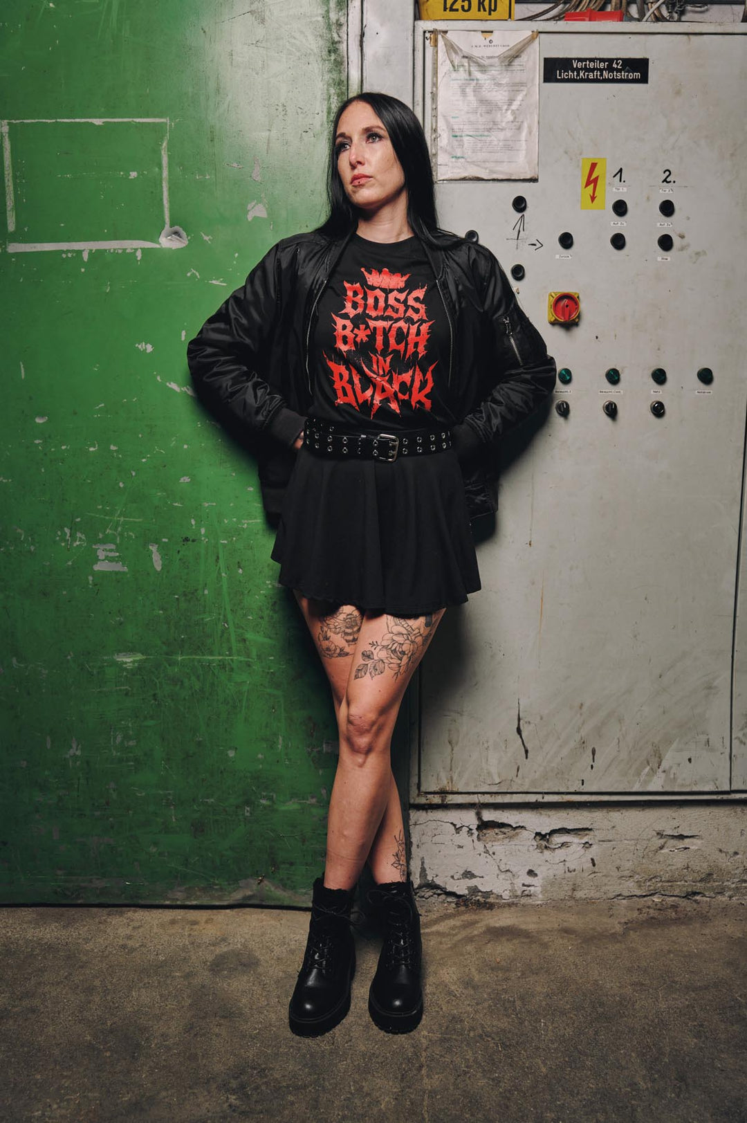 T-Shirt "Boss B*tch in Black" (organic cotton)