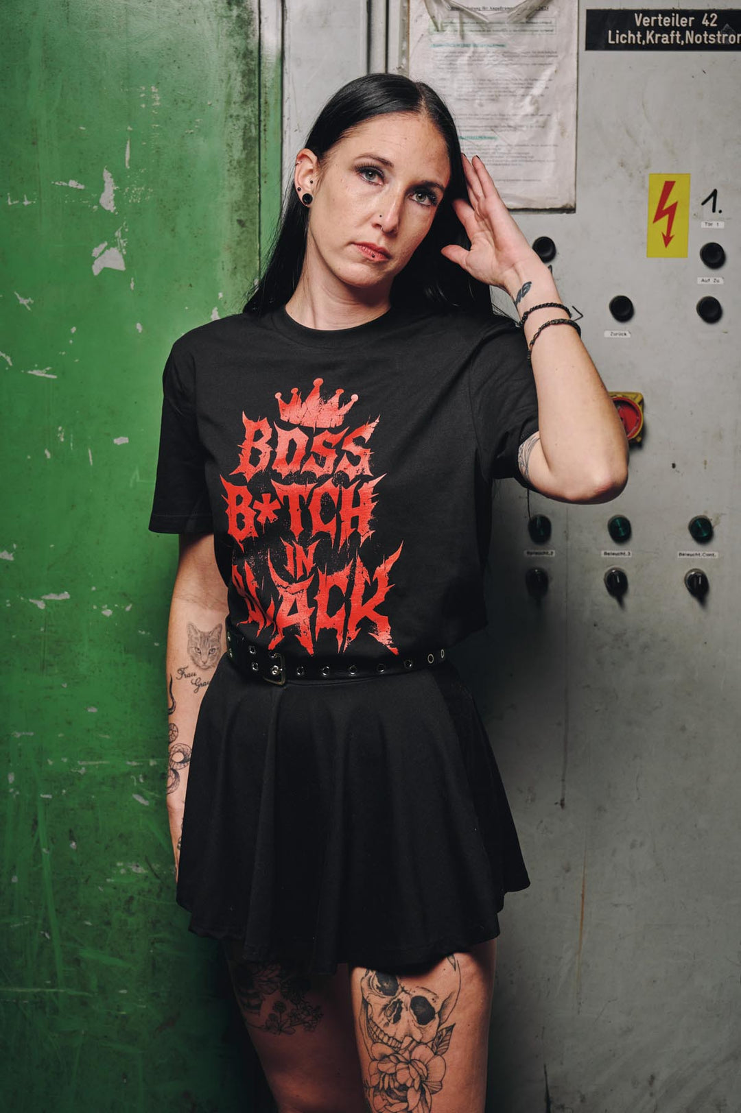 T-Shirt "Boss B*tch in Black" (organic cotton)