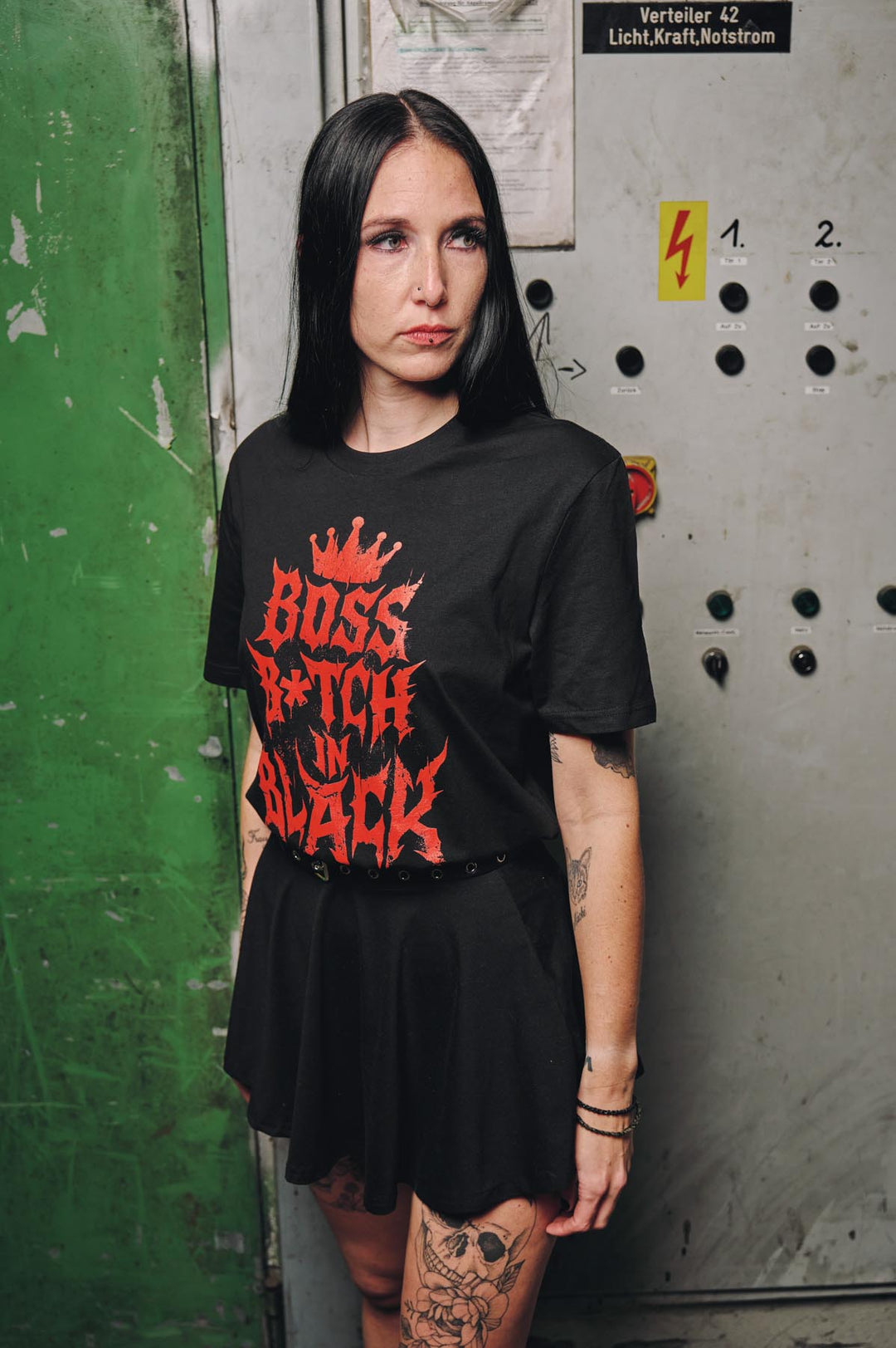 T-Shirt "Boss B*tch in Black" (organic cotton)