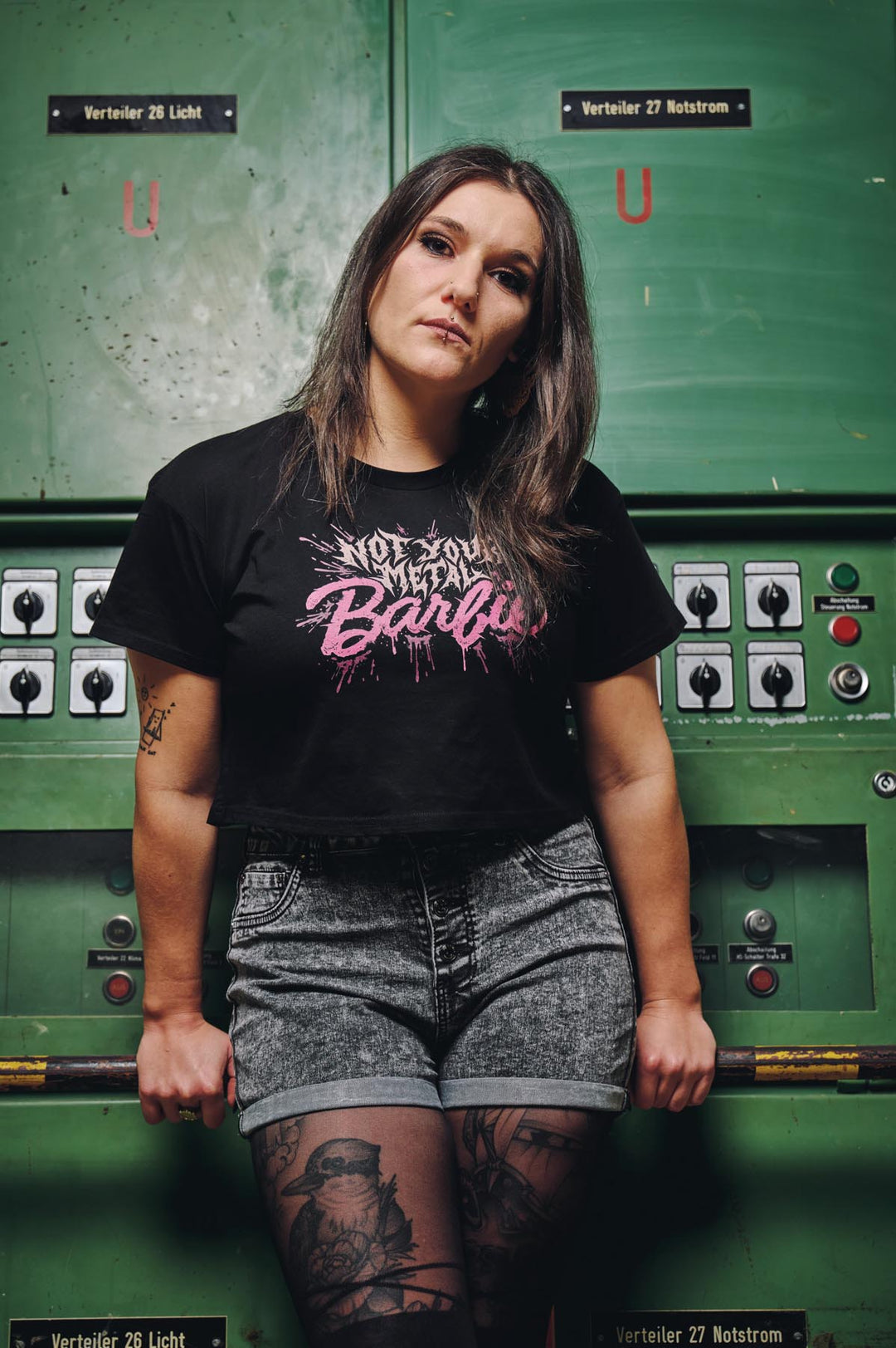 Crop-Top "Not Your Metal Barbie"