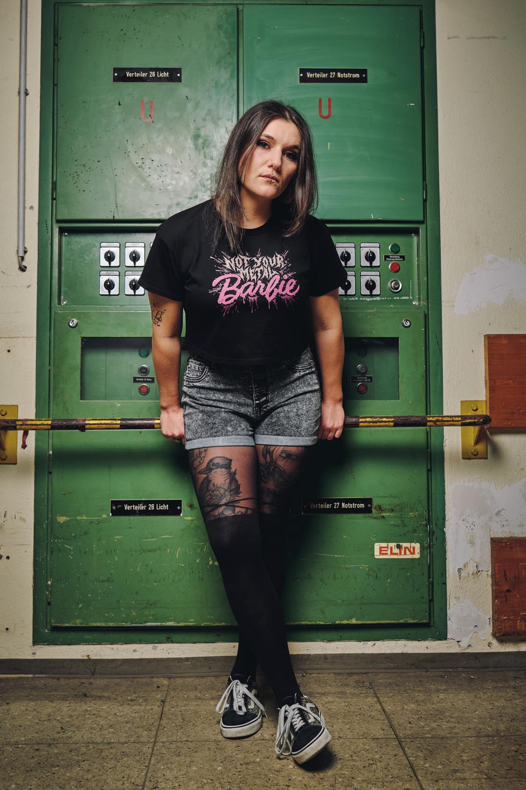 Crop-Top "Not Your Metal Barbie"