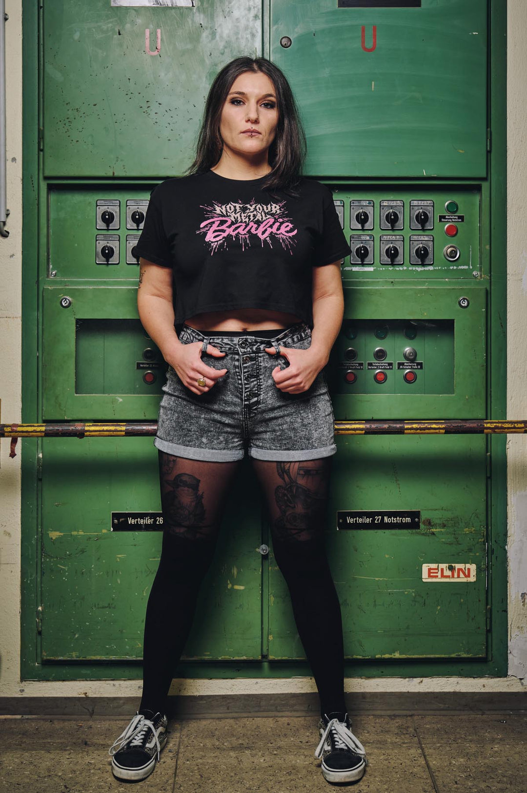 Crop-Top "Not Your Metal Barbie"