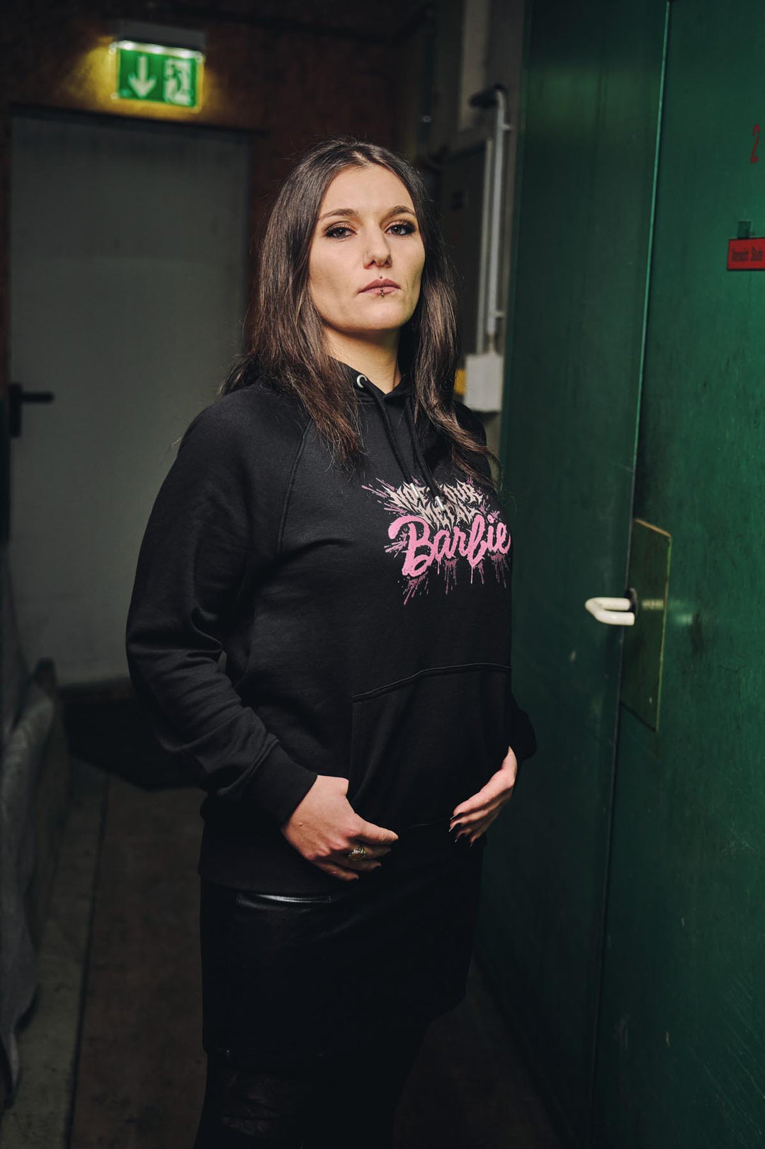 Hoodie "Not Your Metal Barbie" (organic raglan)