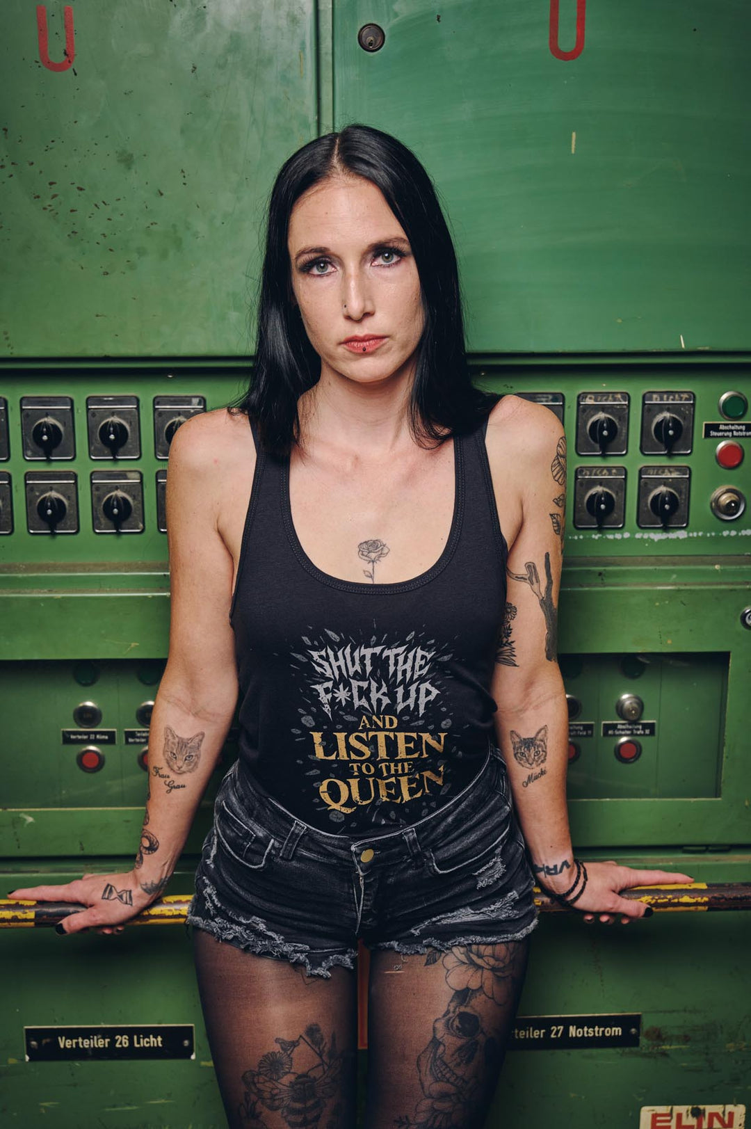 Tank-Top „Shut the f*ck up and Listen to the Queen"