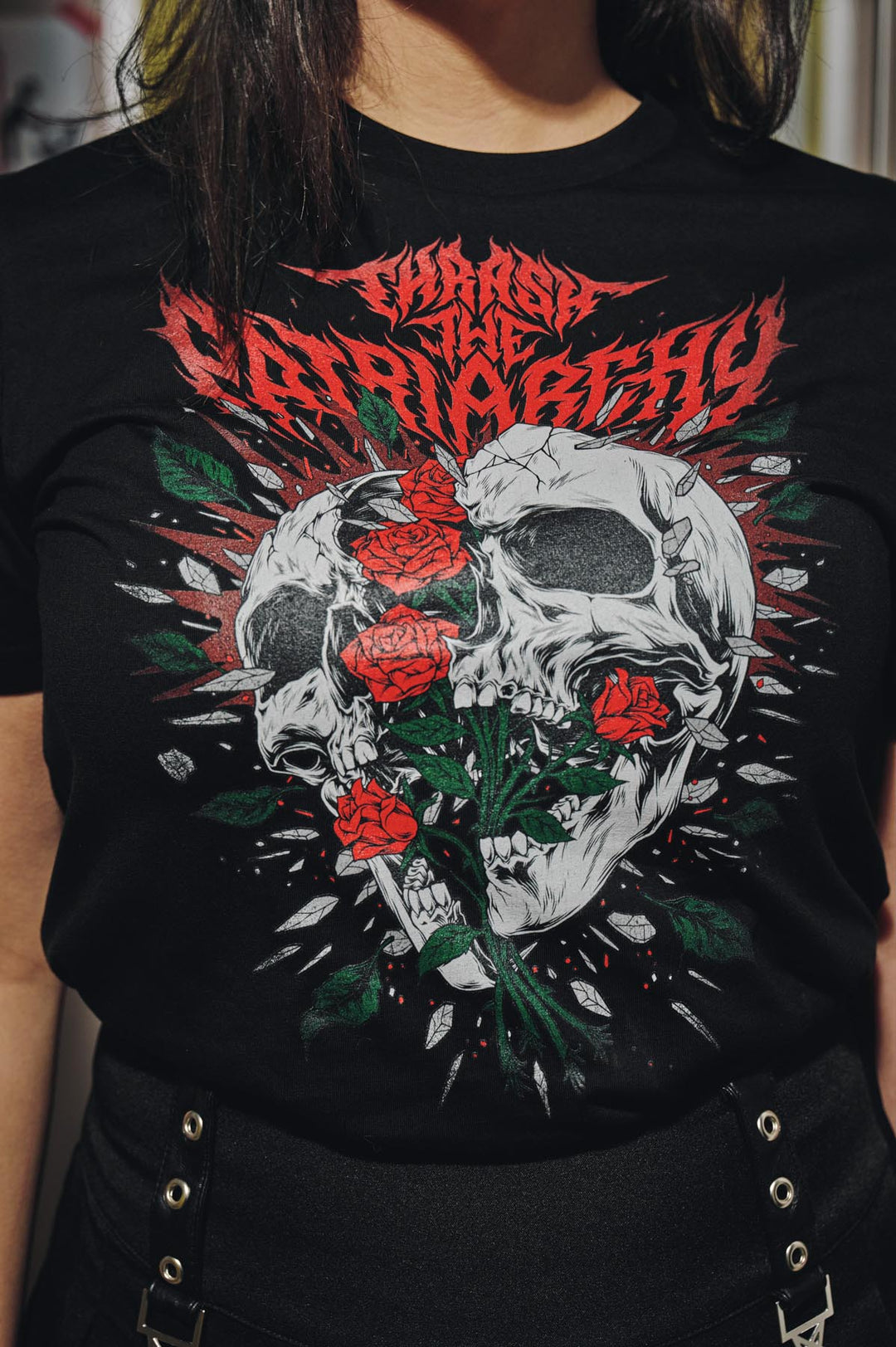 T-shirt “Thrash the Patriarchy” (organic cotton)